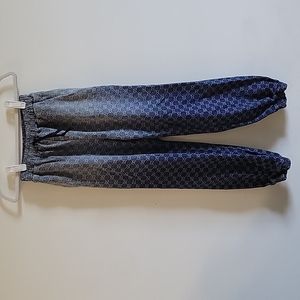 GUCCI LOGO OMBRE DENIM JOGGERE